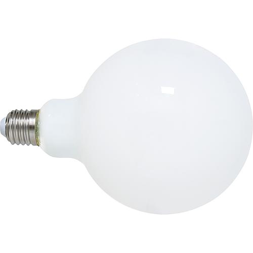 LED Filament Globelampe G95 opal warmweiss Ø125mm E27 12W dimmbar