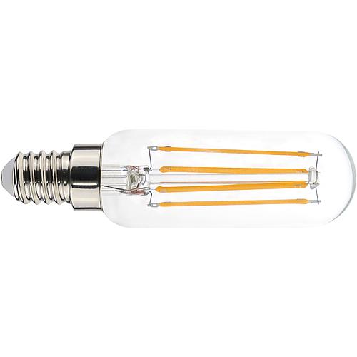 LED Filament Röhrenlampe  E14 klar warmweiss Ø25mm 4,5W