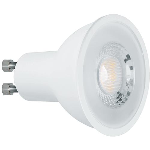 LED Lampe GU10, MCOB - Technik Ø50mm Kunststoffkörper
