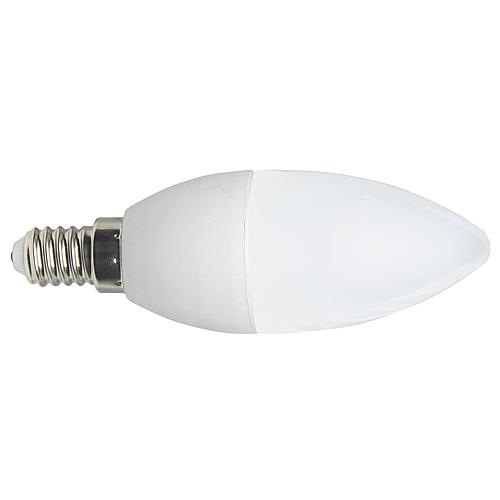 LED Standardlampe Kerzenform E14, opal, warmweiss, Ø35mm