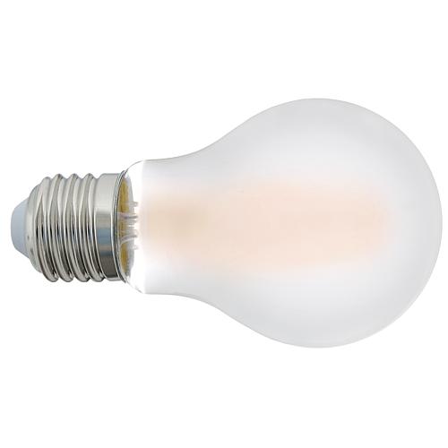 LED Filament Lampe Allgebrauchslampe,  matt, E27 „A60", weiß, dimmbar mit Phasenanschnittdimmer, 4000K