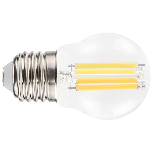 LED Filament-Tropfenlampe, E27 ,  6W, klar, Warmweiss, dimmbar