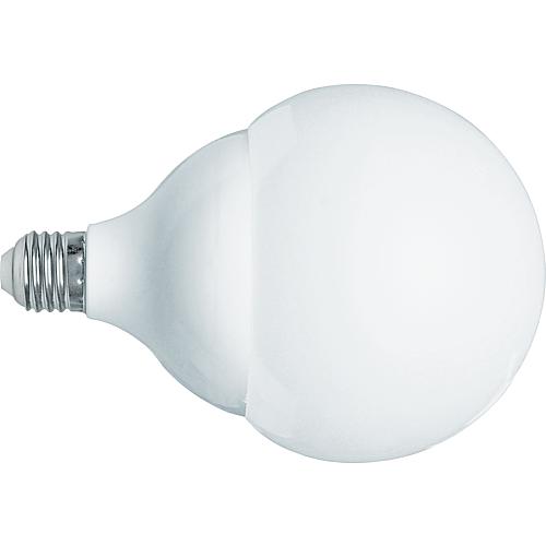 LED  Globelampe, Standardlampe, G120, opal, warmweiss, Ø120mm, E27, 15W