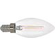 LED Filament-Kerzenlampe E14 , klar, 1,2 W , warmweiss